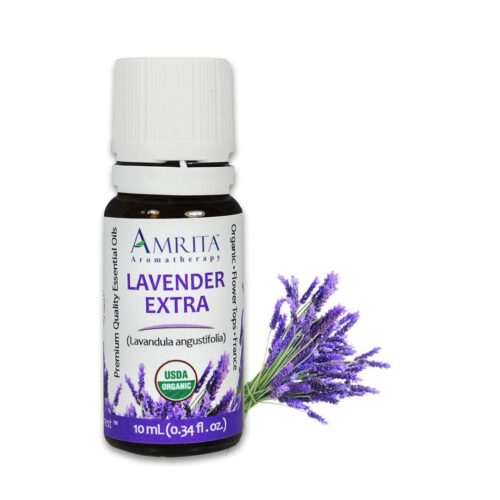 Amrita Essential Oil - Lavender Extra (French) - Organic EO-10mL at The OM Shoppe in Sarasota, FL