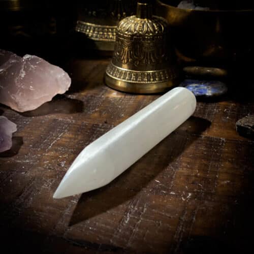Pointed 4" Selenite Wand