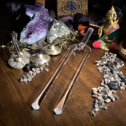 Crystal Tuning Fork(s) With Case The Om Shoppe