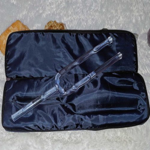 CRYSTAL TUNING FORK CASE INCLUDED WITH TUNING FORKS AT THE OM SHOPPE