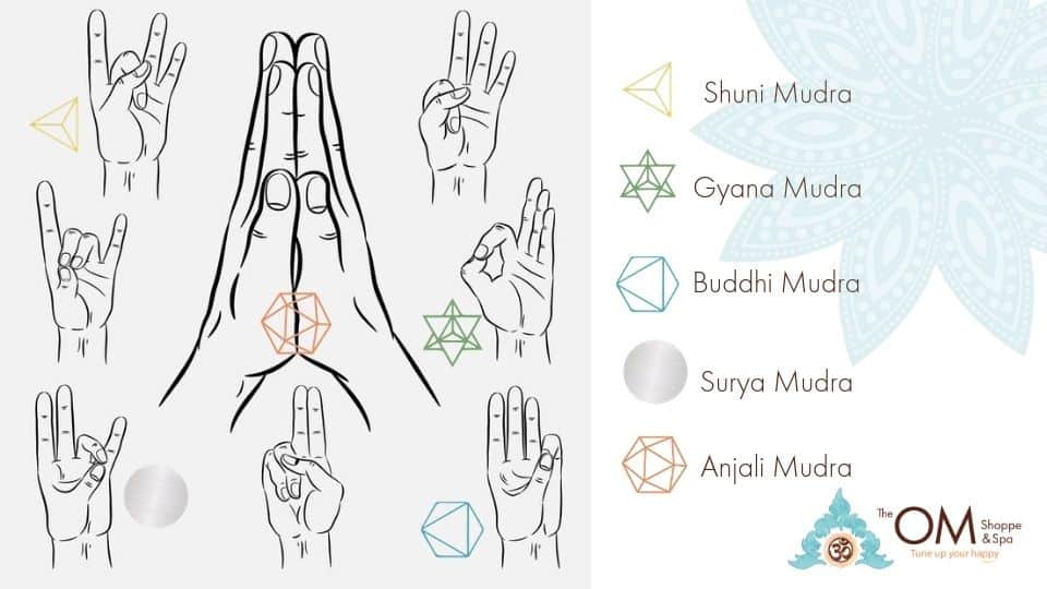 7 Mudras: Yoga of the Hands and the Fingers, and Their Meanings from the OM Shoppe