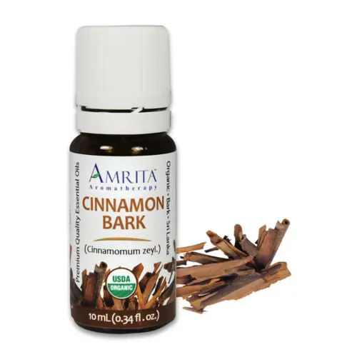 THEOMSHOPPE CSB Cinnamon Bark Essential Oil – Certified Organic – Grade A Therapeutic – 5 ml
