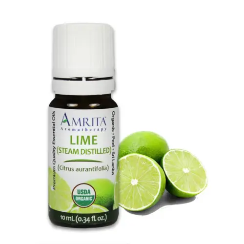 THEOMSHOPPE CSB Lime Essential Oil – Certified Organic – Grade A Therapeutic – 10 ml