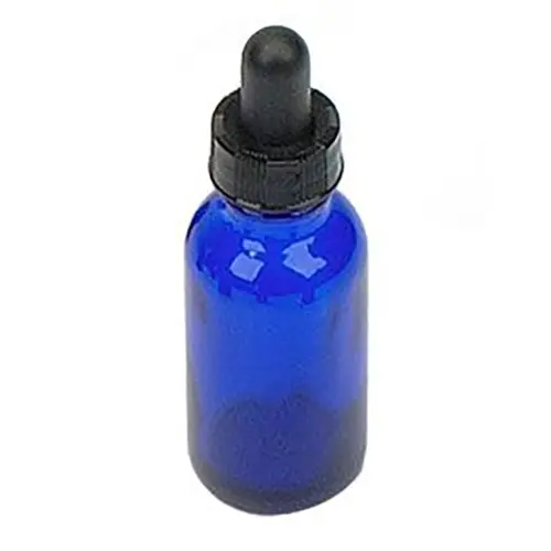 THEOMSHOPPE CSB 1 oz Blue Cobalt Bottle with Dropper