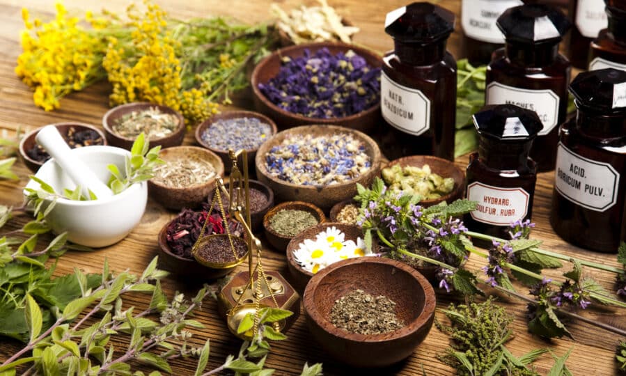 oils and herbs