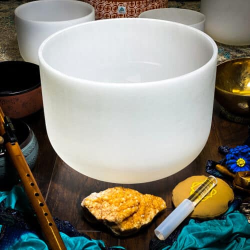 E | Solar Plexus Chakra Crystal Singing Bowls