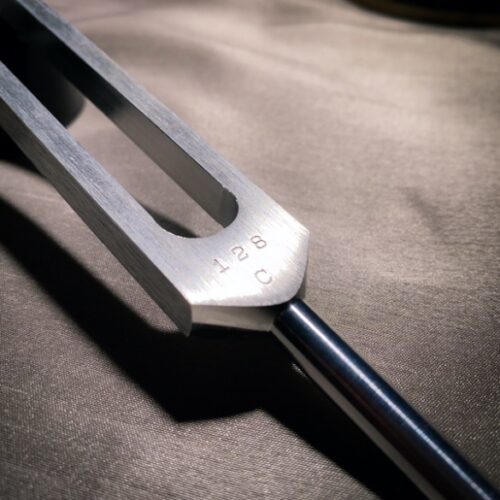 Otto weighted tuning fork 128hz for pain management.