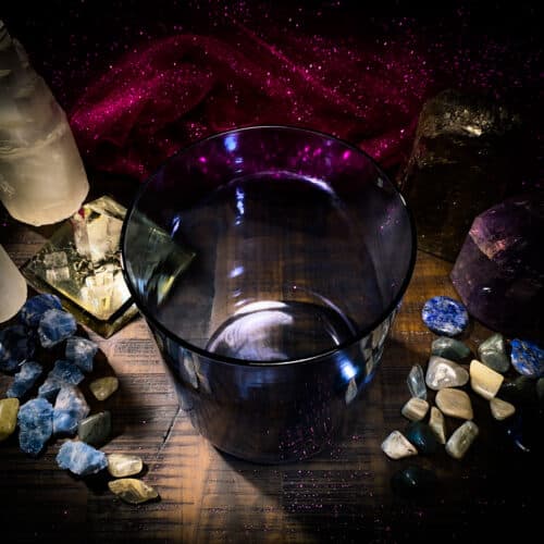blue alchemy crystal singing bowl