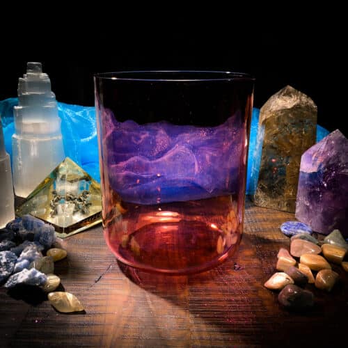 crystal singing bowl alchemy red