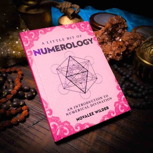 A little bit of numerology book, front cover