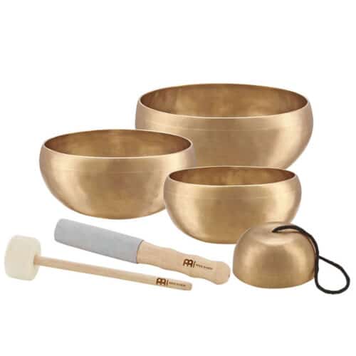 The MEINL Singing Bowls: Singing Bowls Set - COSMOS SERIES (4 bowl set, 3.7 - 7.6 inch)