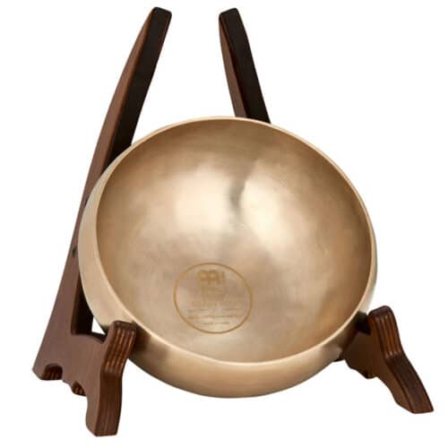 The MEINL Singing Bowl Accessories: Stand, Small with bowl