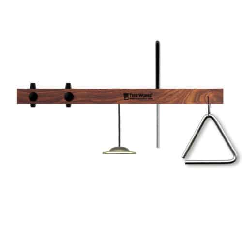 TreeWorks Chimes - Triangle Mount w/Sand Cast Bronze Finger Cymbal & Stainless Steel Triangle Beater (triangle not included)