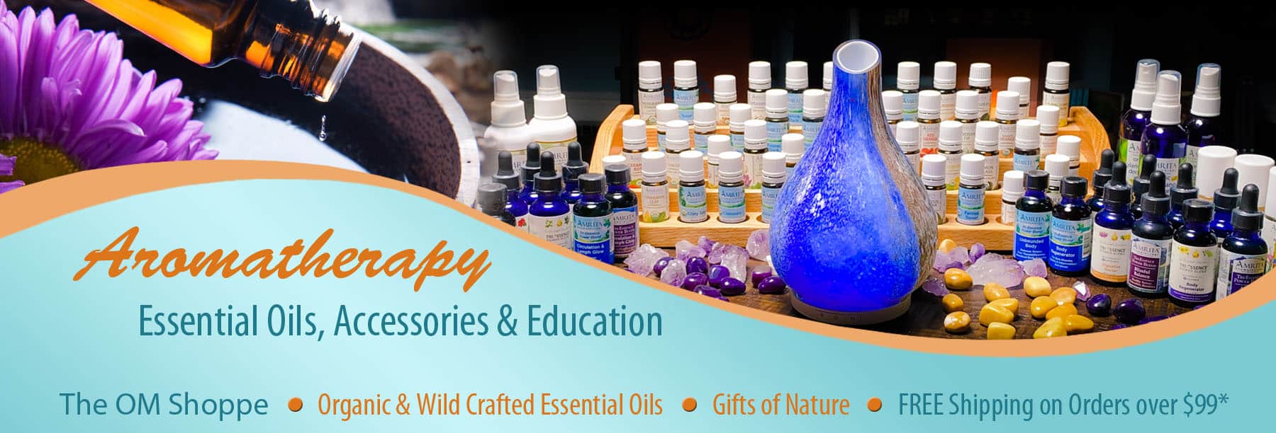 The OM Shoppe Aromatherapy, Essential Oils & Acccessories