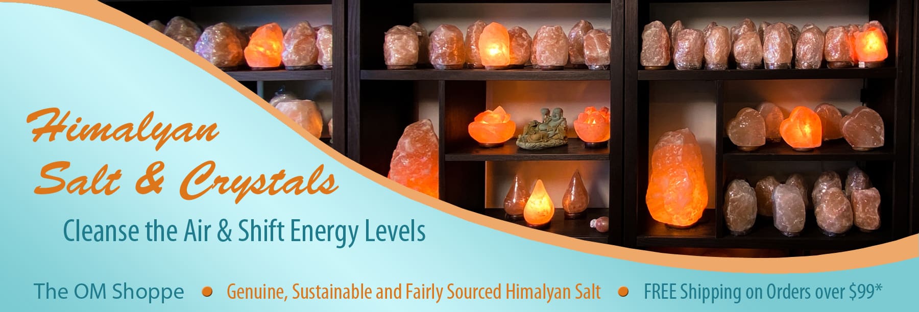 The OM Shopee Himalayan Salt and Crystalst