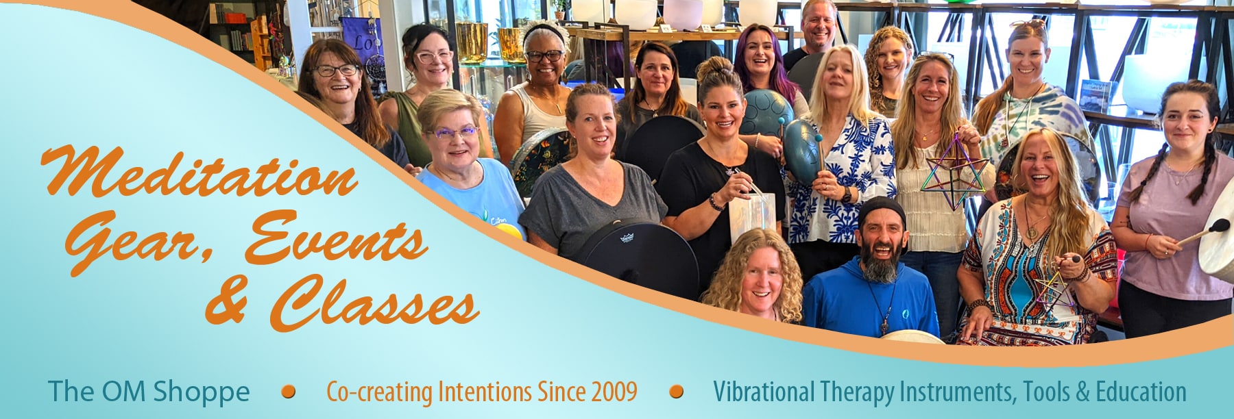 The OM Shoppe meditation gear, events and classes