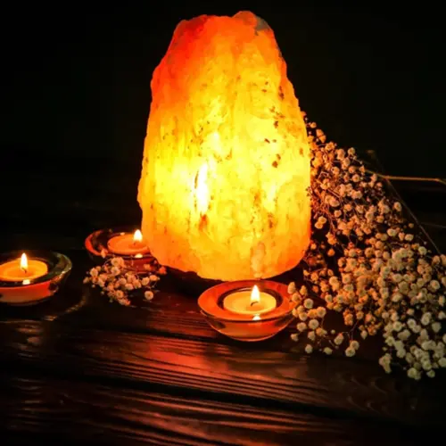 THEOMSHOPPE CSB Natural Himalayan Salt Lamp – Medium – Himalaya