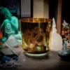 THEOMSHOPPE CSB 6″ Gold OM Inlaid Quartz Crystal Alchemy Singing Bowl