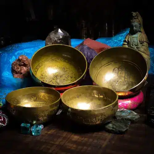 THEOMSHOPPE CSB Himalayan Singing Bowl 6″ Hand Inlaid Premium Artisan Bowls
