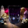 THEOMSHOPPE CSB Ultra Light Weight Alchemy Crystal Singing Bowl – Blue- F# – 6″