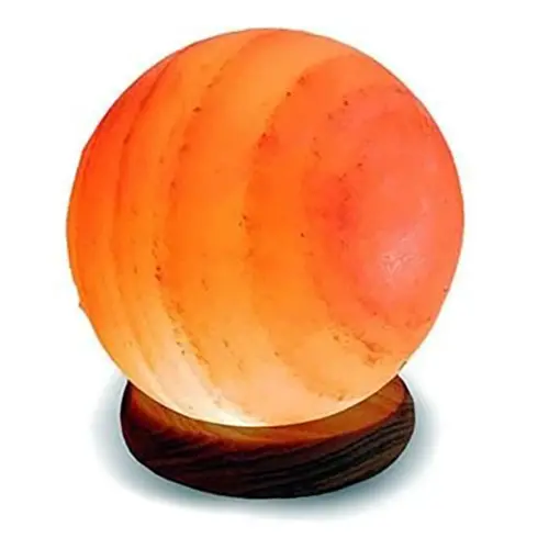 THEOMSHOPPE CSB Sphere Shape Globe Salt Lamp – Large Saturn 7.5-8″ Diameter