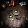 THEOMSHOPPE CSB Tingsha Cymbals With 7 Sanskrit Chakra Symbols