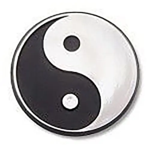 THEOMSHOPPE CSB Yin Yang Symbol Car Emblem