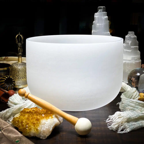 Crystal Singing Bowl - Note D# - High Sacral Chakra